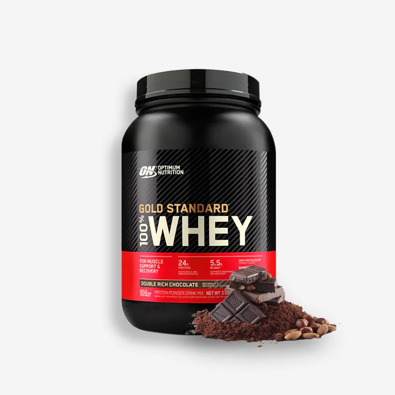 100 % WHEY GOLD STANDARD 2 LIBRAS SABOR CHOCOLATE - OPTIMUM NUTRITION