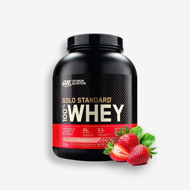 100 % WHEY GOLD STANDARD 5 LIBRAS SABOR FRESA - OPTIMUM NUTRITION