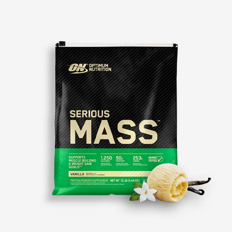 SERIOUS MASS 12 LIBRAS SABOR VAINILLA - OPTIMUM NUTRITION