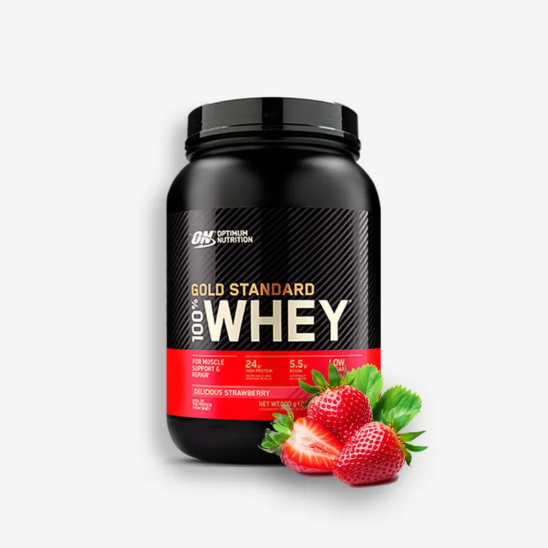 100 % WHEY GOLD STANDARD 2 LIBRAS SABOR FRESA - OPTIMUM NUTRITION