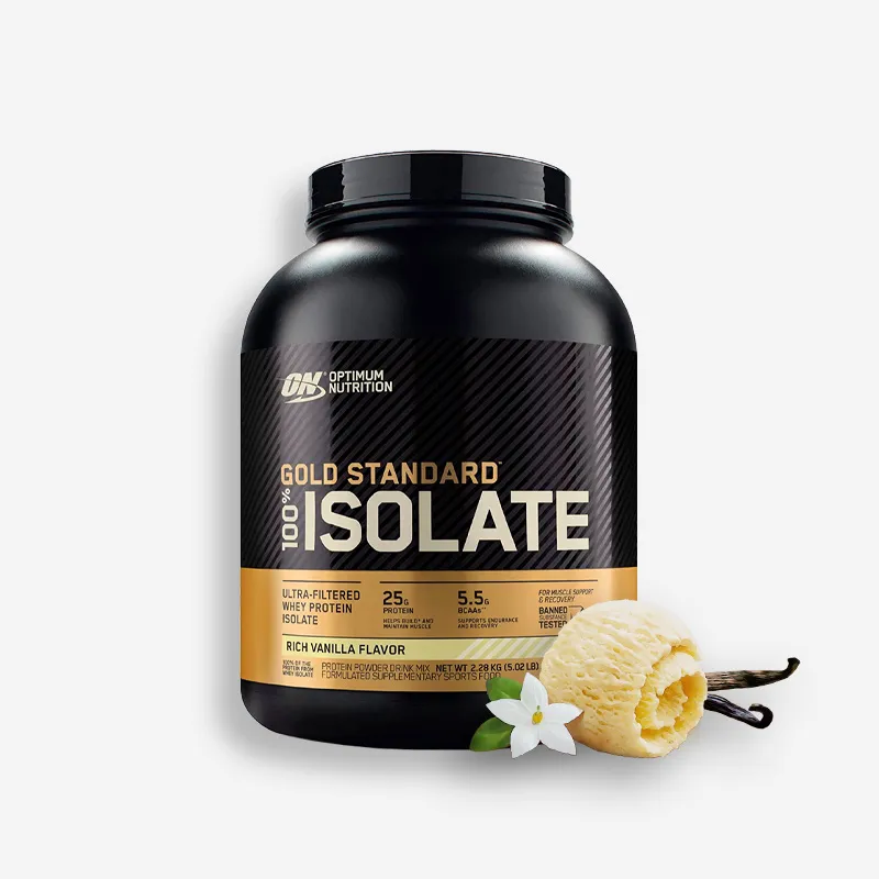 GOLD STANDARD ISOLATE 5 LIBRAS SABOR VAINILLA - OPTIMUM NUTRITION