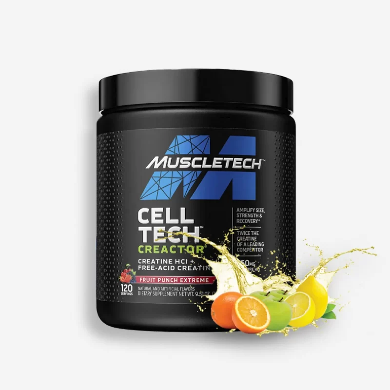 CELL TECH CREACTOR 120 SERVICIOS SABOR FRUIT PUNCH - MUSCLETECH