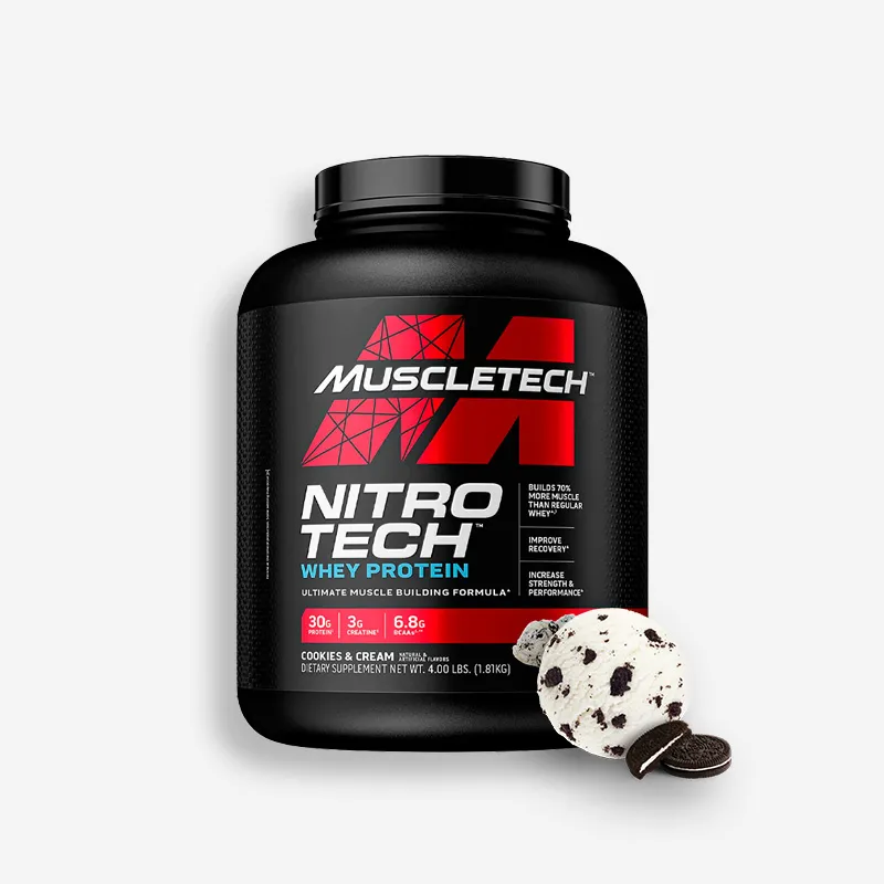 NITRO TECH 4 LIBRAS SABOR COOKIES AND CREAM - MUSCLETECH
