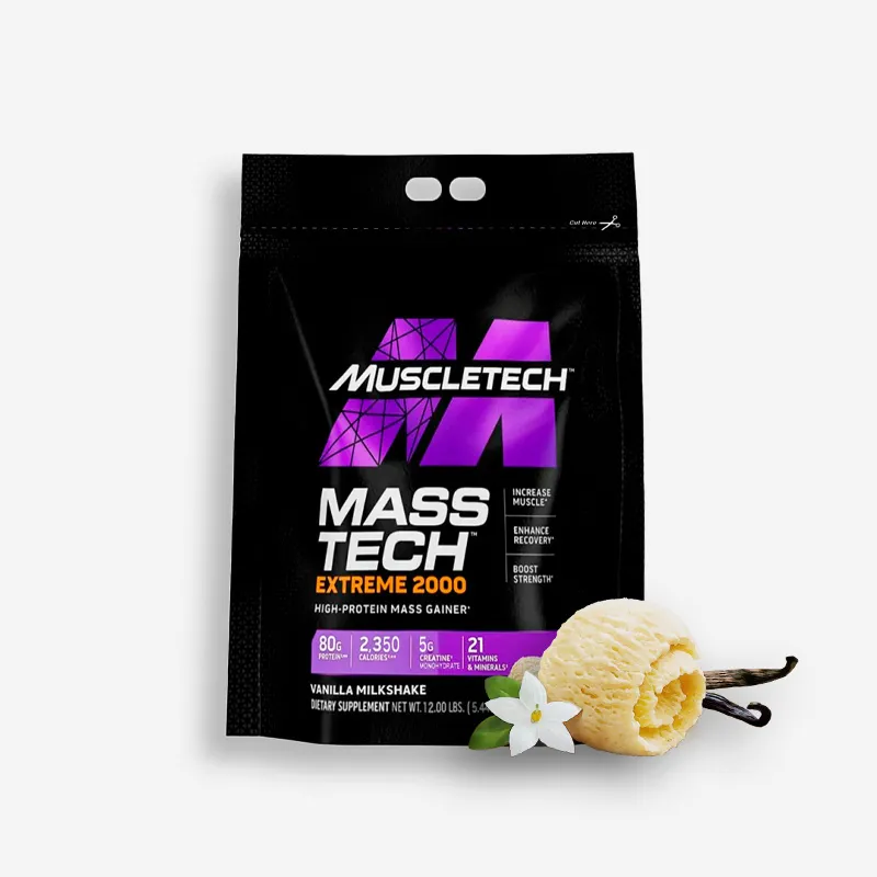 MASS TECH XTREME 12 LIBRAS SABOR VAINILLA - MUSCLETECH