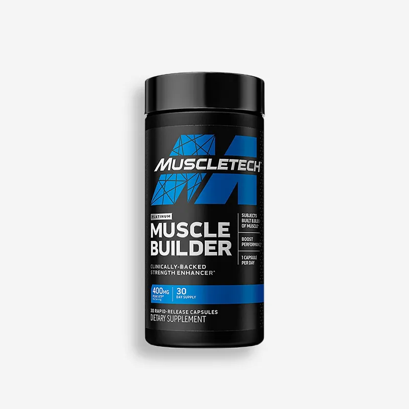 PLATINUM MUSCLE BUILDER ANABOLIZANTE 30 CAPSULAS  - MUSCLETECH