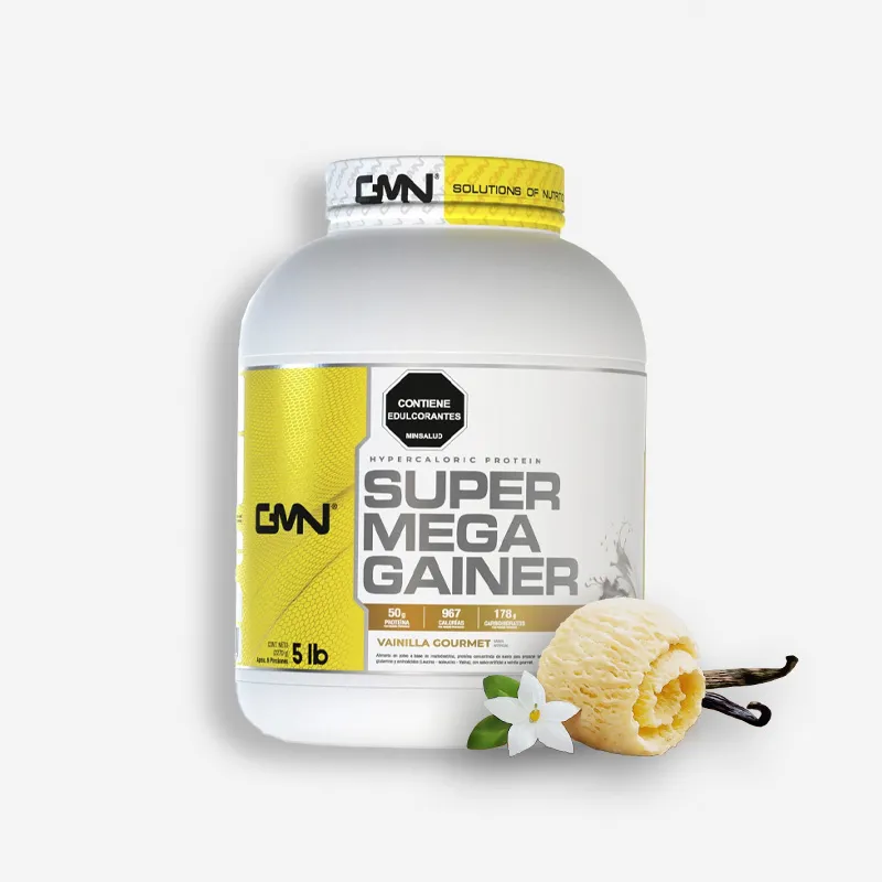 SUPER MEGA GAINER 5 LIBRAS SABOR VAINILLA - GMN