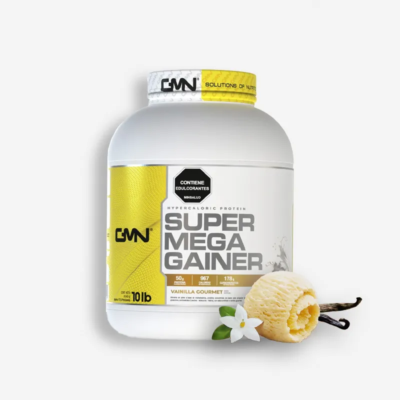 SUPER MEGA GAINER 10 LIBRAS SABOR VAINILLA - GMN