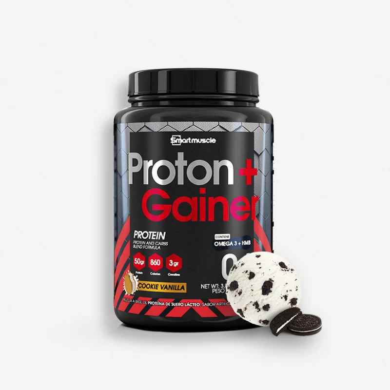 PROTON GAINER 3 LIBRAS SABOR VAINILLA COOKIES - SMART MUSCLE