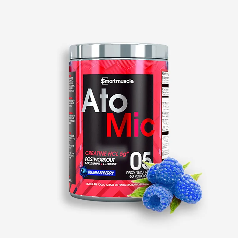 ATOMIC 60 SERVICIOS SABOR BLUERASPBERRY - SMART MUSCLE