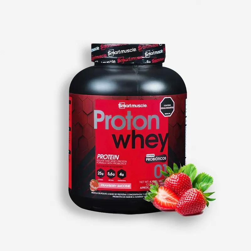 PROTON WHEY 4 LIBRAS SABOR FRESA - SMART MUSCLE