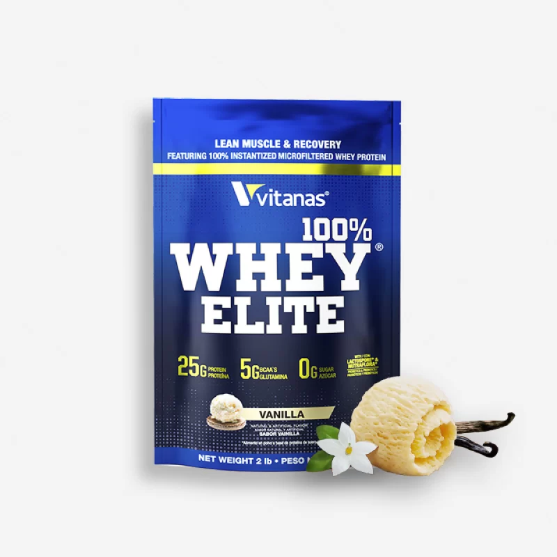 WHEY ELITE VITANAS 2 LIBRAS SABOR VAINILLA - VITANAS