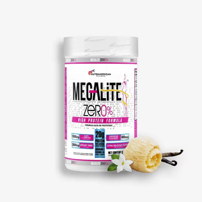 MEGA LITE 1.17 LIBRAS SABOR VAINILLA - NUTRAMERICAN