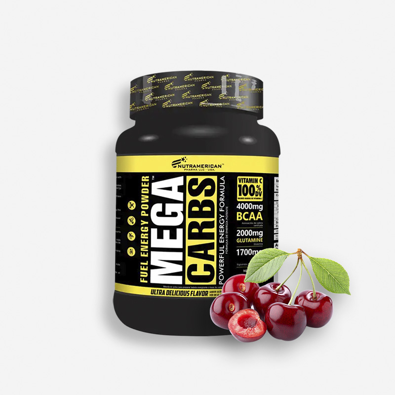 MEGA CARBS 2.2 LIBRAS SABOR CEREZA - NUTRAMERICAN