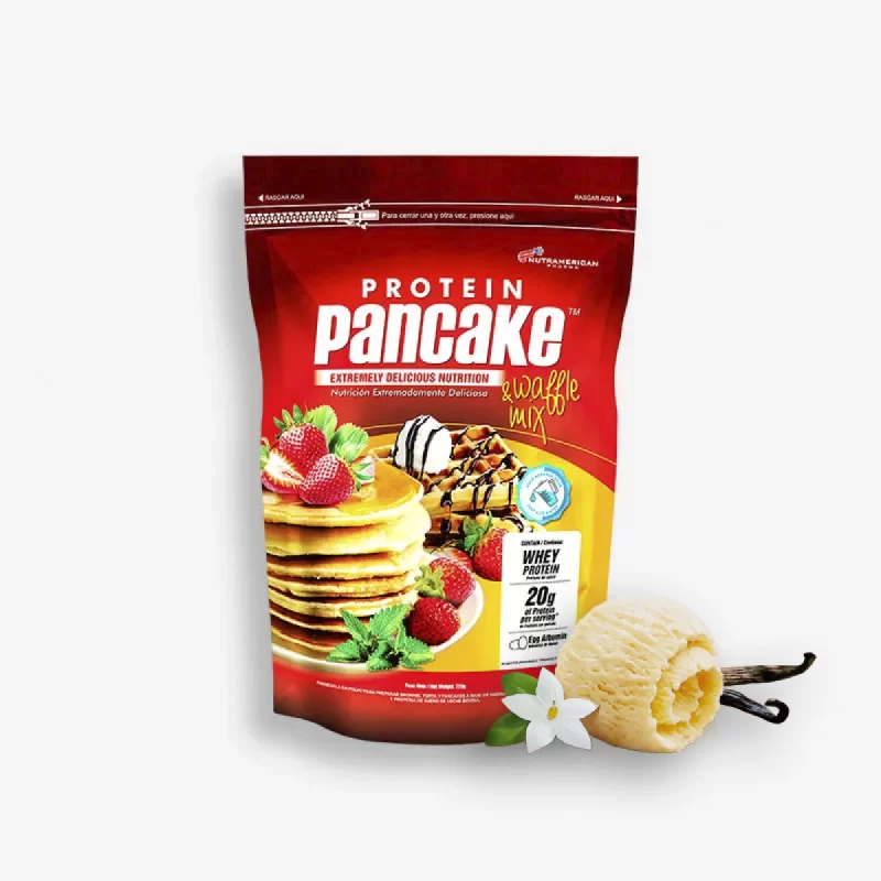 PROTEIN PANCAKE & WAFFLE 770 GRAMOS SABOR VAINILLA - NUTRAMERICAN