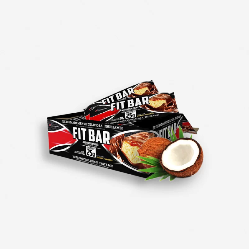 FIT BAR CAJA 12 UNIDADES SABOR COCO - NUTRAMERICAN