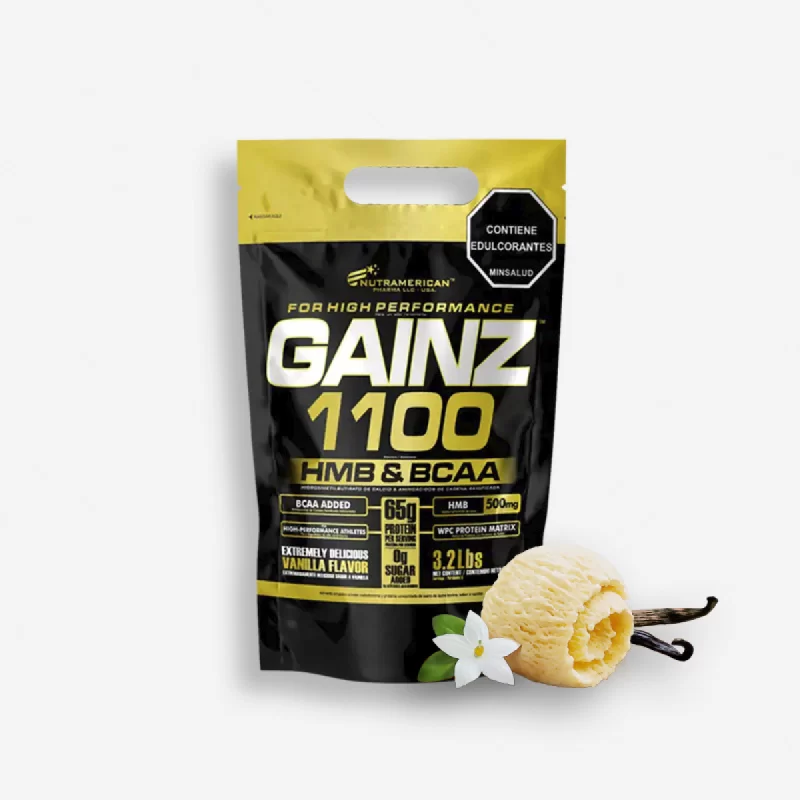 GAINZ 3.2 LIBRAS SABOR VAINILLA - NUTRAMERICAN