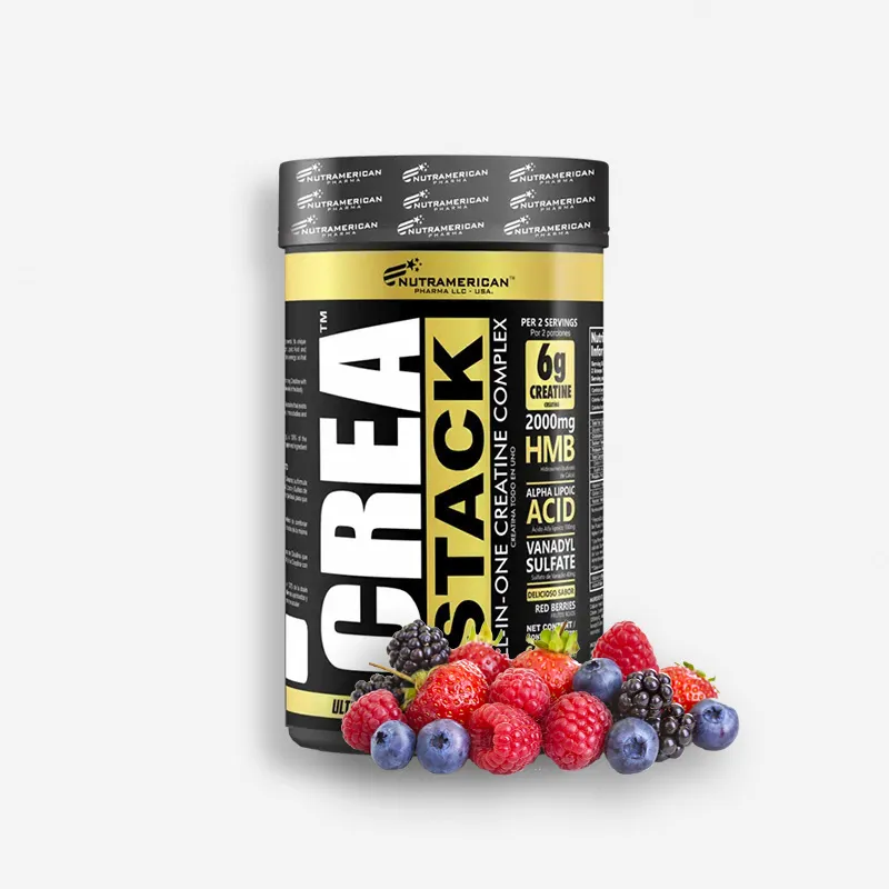 CREA STACK 1.3 LIBRAS SABOR FRUTOS ROJOS  - NUTRAMERICAN
