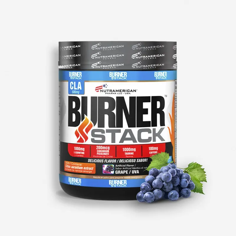 BURNER STACK 60 SERVICIOS SABOR UVA - NUTRAMERICAN