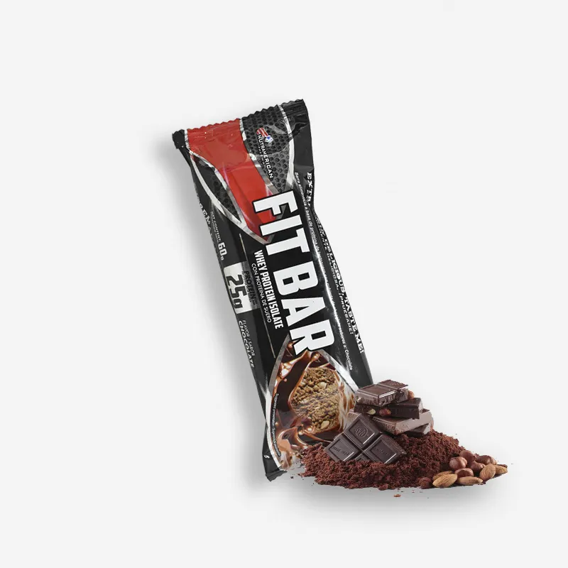 UNIDAD FIT BAR SABOR CHOCOLATE 60 GRAMOS - NUTRAMERICAN