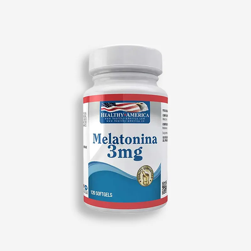 MELATONINA 120 PERLAS - 3MG - HEALTHY AMERICA