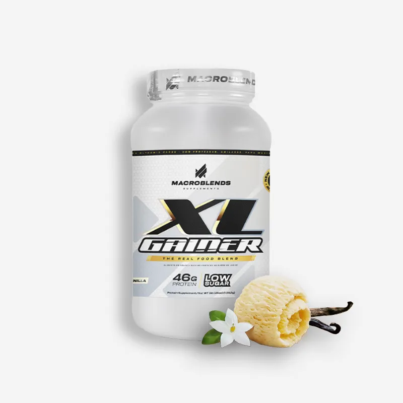 XL GAINER 3 LIBRAS SABOR CREAMY VAINILLA - MACRO BLENDS