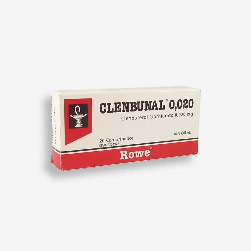 CLEMBUTEROL 20 PASTAS - ROWE