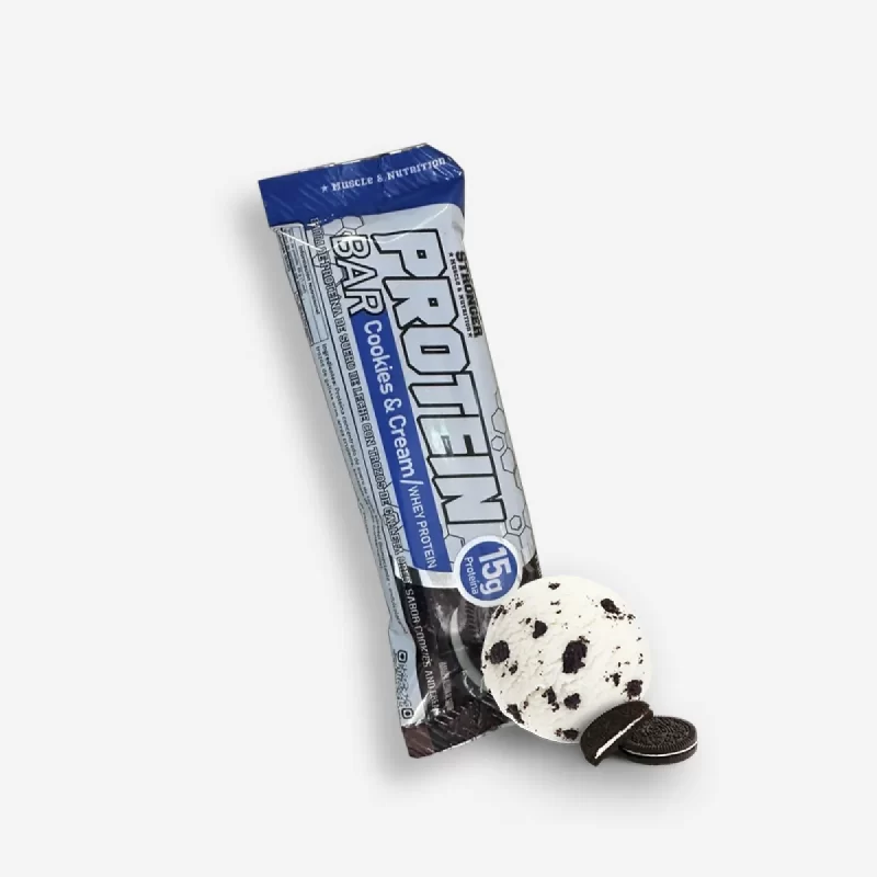 UNIDAD DOCTOR STRONGER WHEY PROTEIN BAR 50 GRAMOS SABOR COOKIES AND CREAM