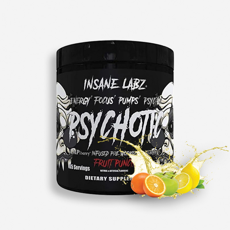 PSYCHOTIC BLACK 35 SERVICIOS SABOR FRUIT PUNCH - INSANE LABZ