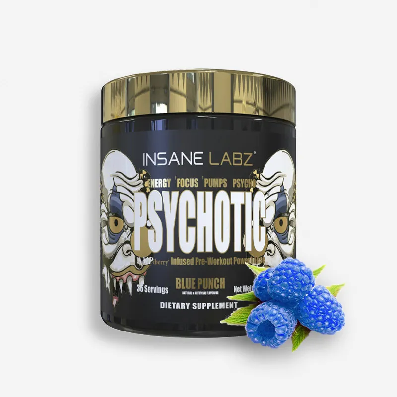 PSYCHOTIC GOLD 35 SERVICIOS SABOR BLUE PUNCH - INSANE LABZ