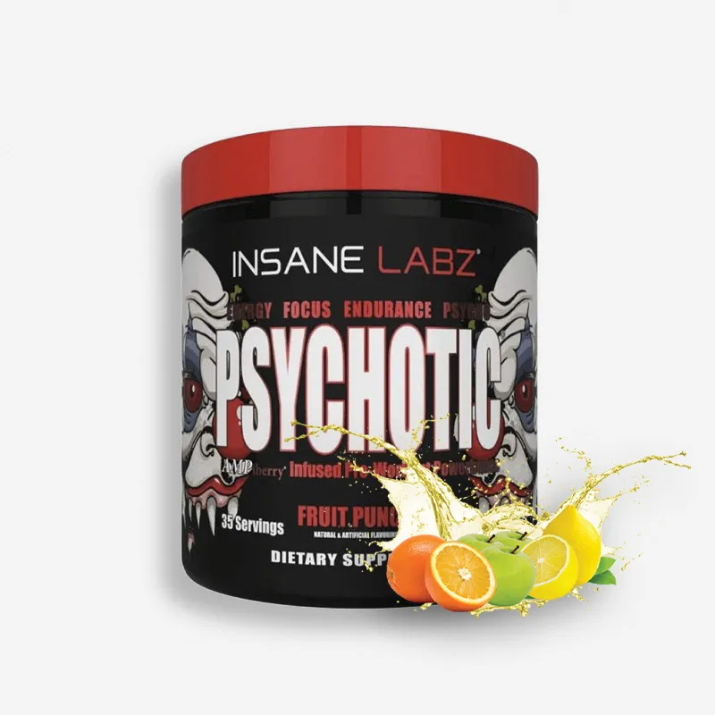 PSYCHOTIC TRADICIONAL 35 SERVICIOS SABOR FRUIT PUNCH  - INSANE LABZ