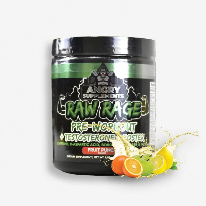 RAW RAGE PRE-WORKOUT MONSTER TEST SABOR FRUIT PUNCH 30 SERVICIOS