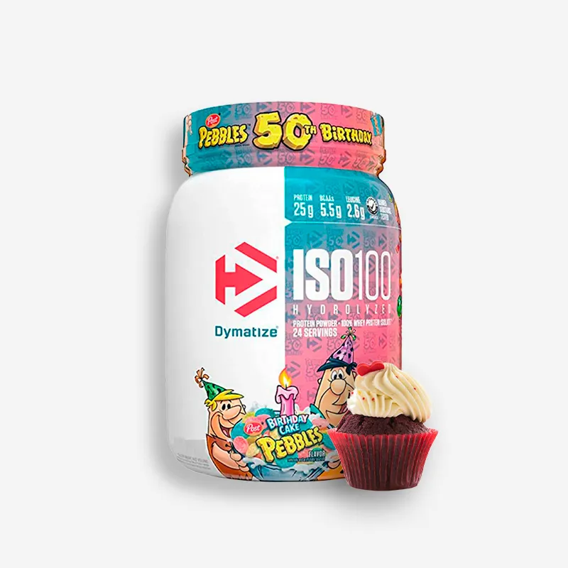 ISO 100 - 1.3 LIBRAS SABOR BIRTHDAY CAKE PEBBLES - DYMATIZE