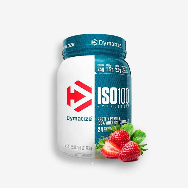 ISO 100 - 1.3 LIBRAS SABOR FRESA - DYMATIZE