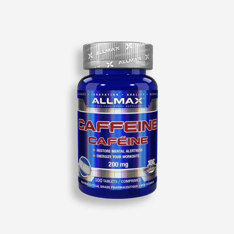 CAFFEINE 100 TABLETAS 200MG - ALLMAX
