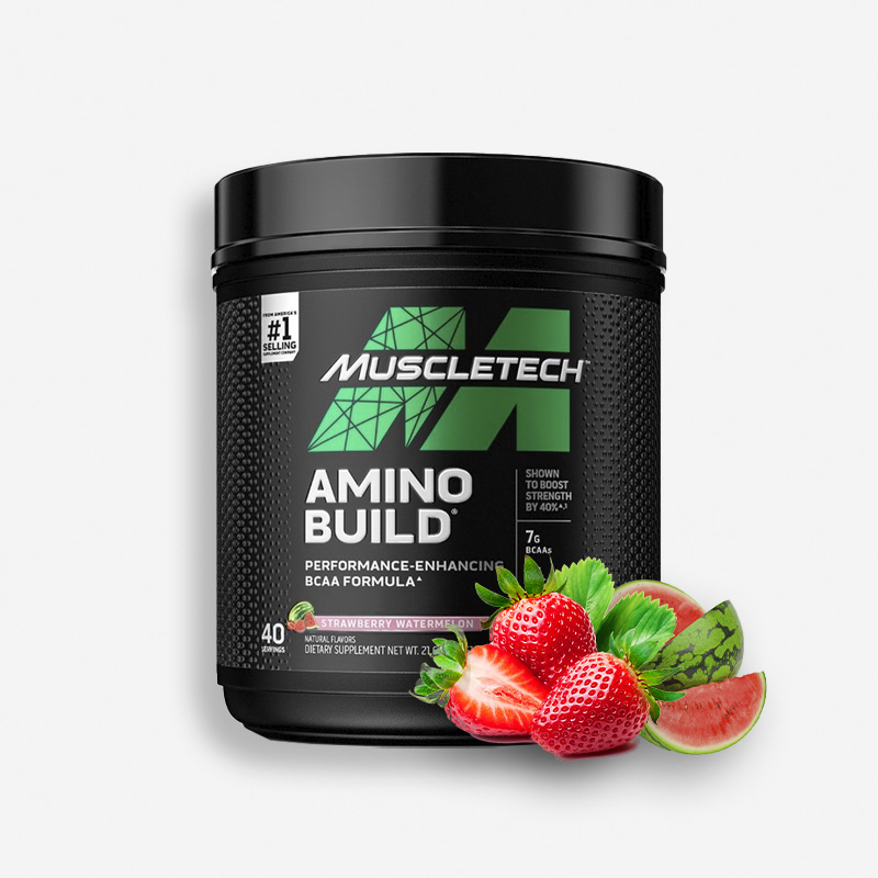 AMINO BUILD 40 SERVICIOS SABOR STRAWBERRY WATERMELON - MUSCLETECH