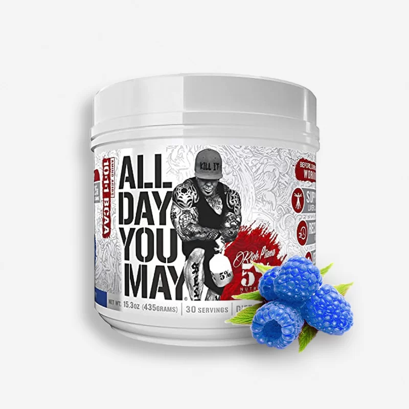 BCAA RICH PIANA ALL DAY YOU MAY 30 SERVICIOS SABOR BLUE RASPBERRY