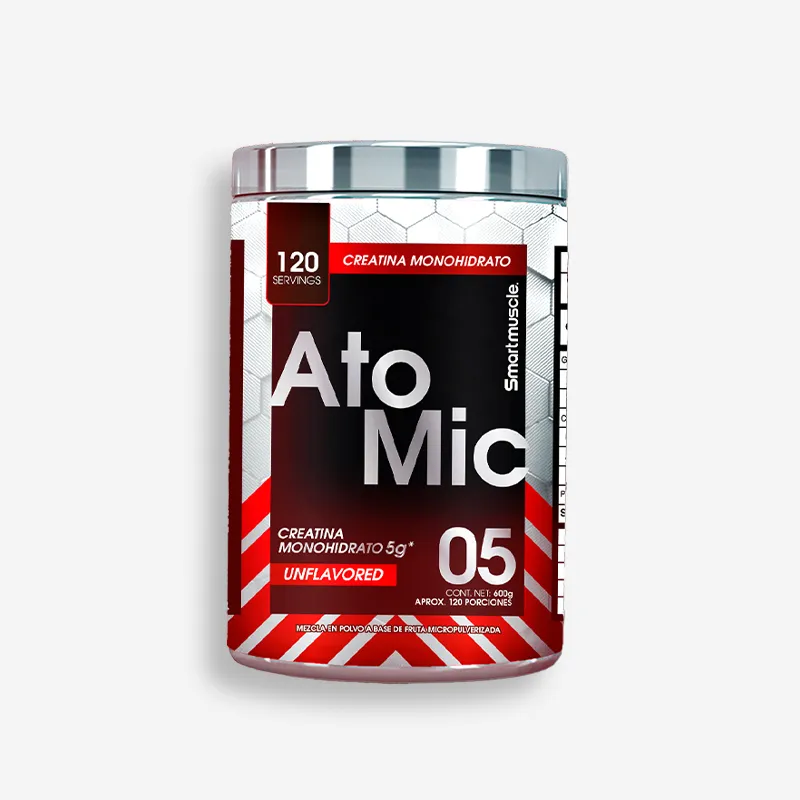 ATOMIC CREATINE MONOHIDRATO 120 SERVICIOS UNFLAVORED - SMART MUSCLE
