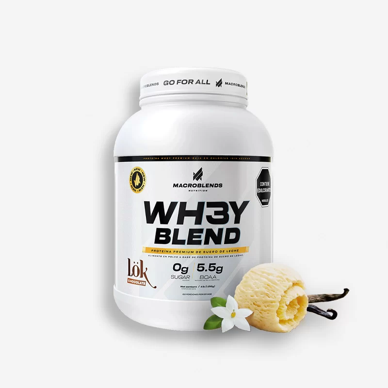 WHEY BLEND 4 LIBRAS SABOR CREAMY VAINILLA - MACRO BLENDS