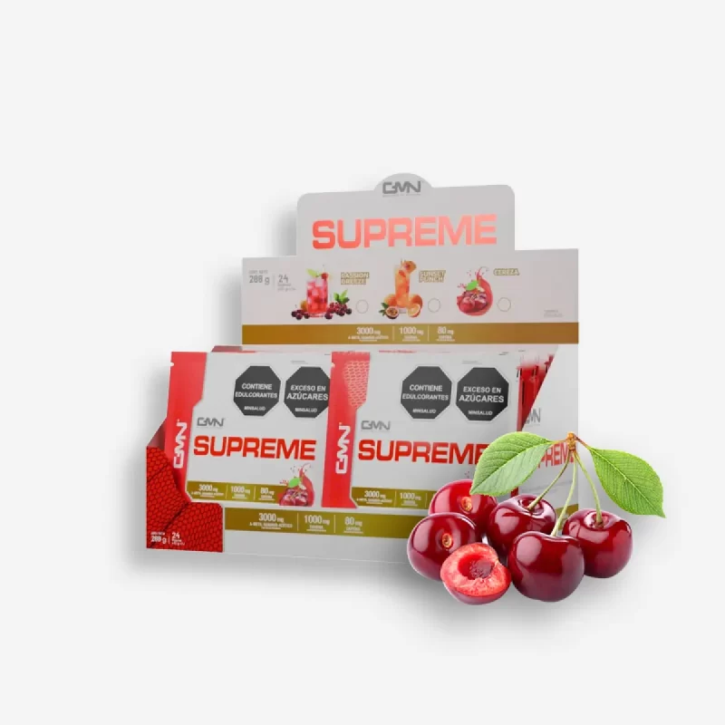 SUPREME PRE ENTRENO CAJA X24 SOBRES SABOR PASSION BREEZE - GMN