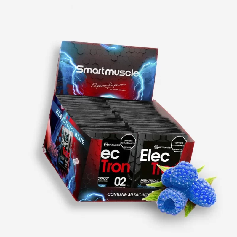 ELECTRON SACHETS X30 UNIDADES SABOR ELECTRY BLUE - SMART MUSCLE