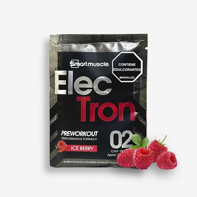 UNIDAD ELECTRON PRE-ENTRENO 20 GRAMOS SABOR ICE BERRY - SMART MUSCLE