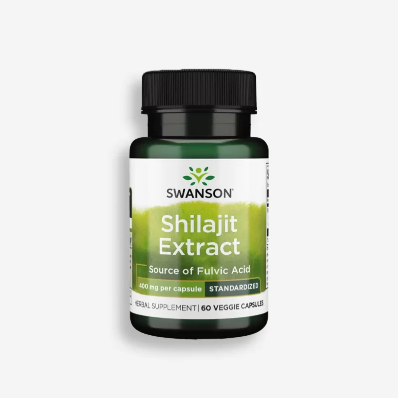 SHILAJIT EXTRACT 60 CAPSULAS 400MG - SWANSON