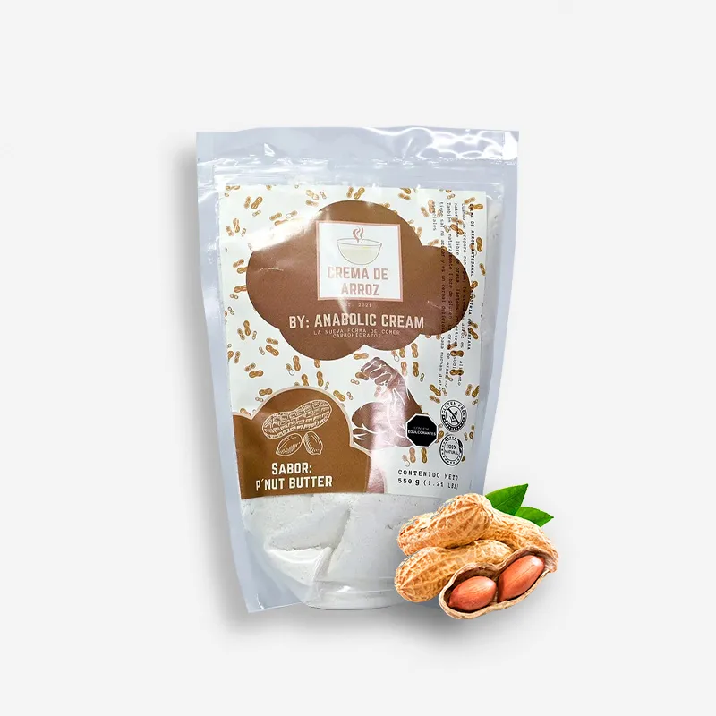 CREMA DE ARROZ PEANUT BUTTER 550 GRAMOS 12 SERV - ANABOLIC CREAM