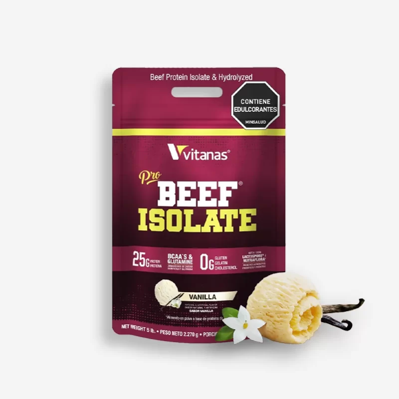 PRO BEEF ISOLATE 5 LIBRAS SABOR VAINILLA - VITANAS