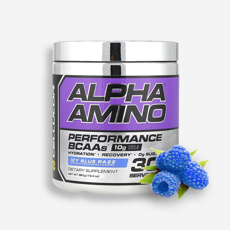 ALPHA AMINO 30 SERVICIOS SABOR BLUE RAZZ - CELLUCOR